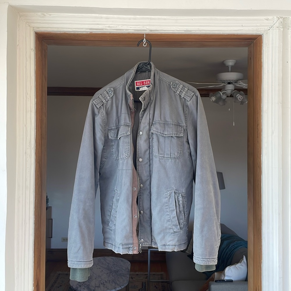 Vintage lined army jacket